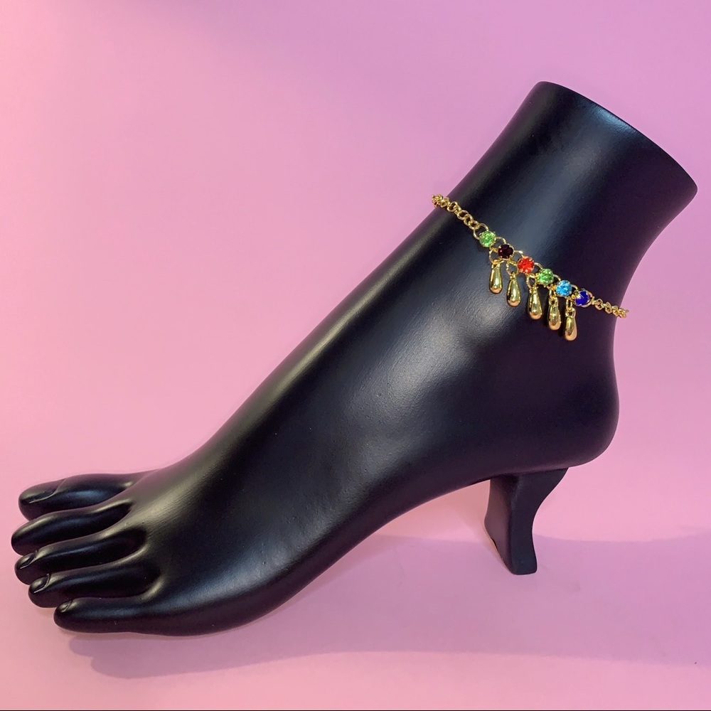 Nyx Diamante Gold Anklet - BOUTIQUE